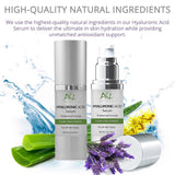 Hyaluronic Acid Serum with Vitamin C and E for Face, 1 fl oz.